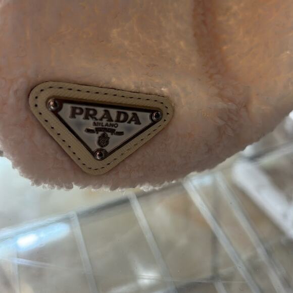 Authentic Prada Cream Sherpa baseball hat Cap - Picture 3 of 6